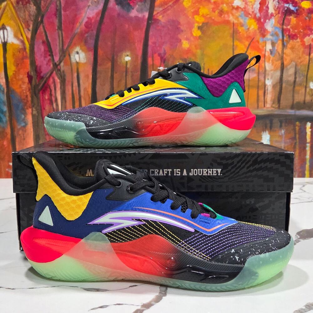 Anta Kai 1 Speed Multicolor Size 10 Men's Basketball Shoes Kyrie Irving